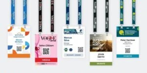 Fanfold – Tear-Resistant Direct Thermal Paper for Badges | On-Site Name Badge Printing, Custom Name Tags, and Event Badges for Global Events, Trade Shows, and Exhibitions | Shop All Custom Name Tags and Event Badges – Available in Various Shapes, Sizes, and Finishes (Non Tearable)