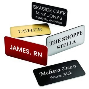 Custom Named Badges for Personalized Identification