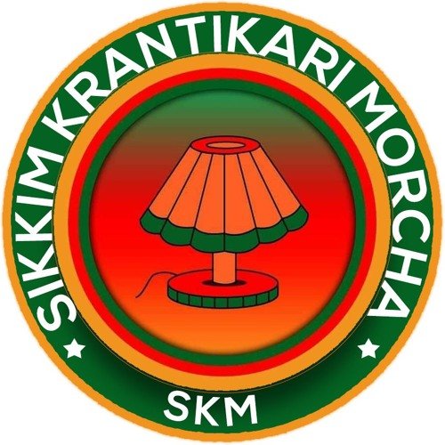 Customize Pin Dot Button Round Badges | SKM (Sikkim Krantikari Morcha) Political Party | Election, Vote, Campaign, Symbol,