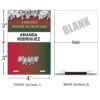 4" x 3" | Standard Custom Badge | Duo Clip | Two-sided