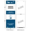 4" x 6" | Standard Custom Badge | One Color | Duo Clip | Two-sided