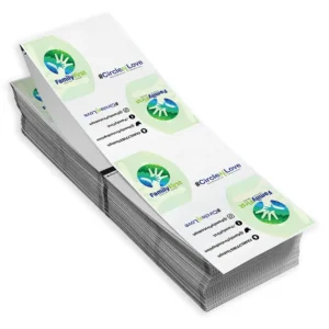 4 x 3 Direct Thermal Fanfold, Full-color Imprint, 2-sided