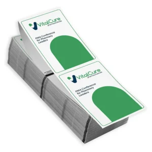 4 x 6 Direct Thermal Fanfold, 2-color Imprint, 1-sided