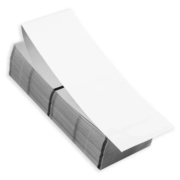 4" x 6" Fanfold Square Corners Blank Timing Mark Stock 500/stack, meeting supplies, conference supplies