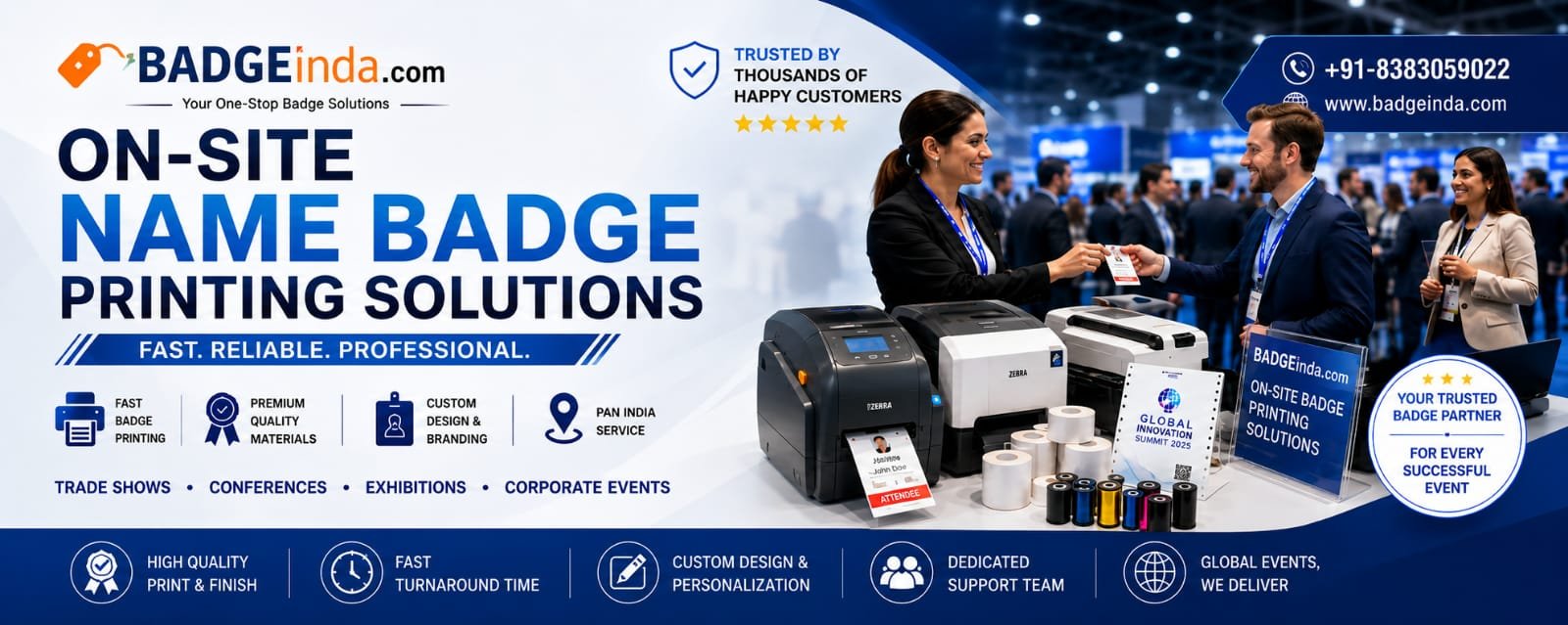 Onsite Event Badge Printing Solutions